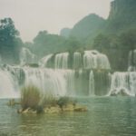 BA Vs. BS - Cascades of Ban Gioc Waterfall at Ba Be Lake in Vietnam